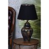 Elegant Metal Table Lamp, Gold & Black, 20 cm Width, 54 cm Height, E27 Socket Max 40W | Stylish Lighting for Modern Home Decor & Offices