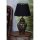 Opviq, 687HMY2113, Elegant Metal Table Lamp, Gold & Black, 20 cm Width, 54 cm Height, E27 Socket Max 40W | Stylish Lighting for Modern Home Decor & Offices