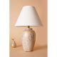 Elegant Ceramic Table Lamp, White & Gold, 35 cm Width x 53 cm Height | E27 Socket, Max 40W | Stylish Lighting for Modern Home Decor