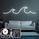 Flexible White Neon LED Wall Lighting, 300 cm, IP67 Waterproof, DC 12V, 36W, 350 cm Cord, Includes Double-Sided Tape | Perfect for Home Decor & Ambiance