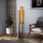 Elegant Floor Lamp with Metal Body, Black & Gold, 130 cm Height | E27 Socket, 40W Max, 200 cm Cable | Stylish Lighting for Modern Home Decor