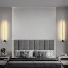 Modern Black Wall Lamp, 61 x 10 x 6 cm, Metal Body, 1 x 11W LED, 3000K, 1100 Lm | Stylish Scandinavian Design for Home & Office
