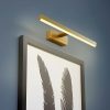 Modern Wall Lamp with Metal Body & Acrylic Cap, Antique Finish, 40 x 5 x 13 cm | 1 x 8W LED, 3000K, 800 Lm | Stylish Lighting for Home & Hotel Decor