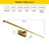 Modern Wall Lamp with Metal Body, Antique Finish, 80 cm x 5 cm x 13 cm | 1 x 16W LED, 3000K, 1600 Lm | Stylish Lighting for Home, Hotel & Scandinavian Decor