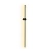 Modern Black Wall Lamp, 121 cm | Metal Body, 1 x 24W LED, 3000K, 2400 Lm | Sleek Scandinavian Design for Contemporary Spaces