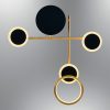 Modern Wall Lamp with Metal Body & Acrylic Cap, 47 cm x 50 cm x 9 cm | 1 x 20W LED, 3000K, 2000 Lm | Stylish Yellow Design for Glam & Scandinavian Decor