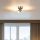Antique Lacquer Chandelier, Metal Body, Ø6 cm Cap, 20 cm Height, GU10 Socket (Max 7W), Bulb Included, Elegant Lighting for Home Decor, IP20 Rated
