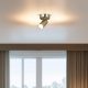 Antique Lacquer Chandelier, Metal Body, Ø6 cm Cap, 20 cm Height, GU10 Socket (Max 7W), Bulb Included, Elegant Lighting for Home Decor, IP20 Rated