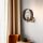Stylish Wall Lamp with Metal Body & Wooden Cap, 25 cm Height | Base Plate 10 x 10 cm | E27 Socket, Max 40W | Antiquation Finish, Ideal for Home Decor