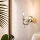 Stylish Wall Lamp with Metal Body, Antiquation Finish, 24 cm Height | E14 Socket (Max 40W), Base Plate 12x12 cm | Ideal for Modern Decor & Ambiance