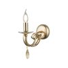 Stylish Wall Lamp with Metal Body, Antiquation Finish, 24 cm Height | E14 Socket (Max 40W), Base Plate 12x12 cm | Ideal for Modern Decor & Ambiance
