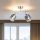 Elegant Chrome Chandelier, Metal Body, Ø10 cm Glass Cap, 30 cm Height, 2 x E27 Socket (Max 40W) | Stylish Lighting for Modern Spaces, IP20 Rated