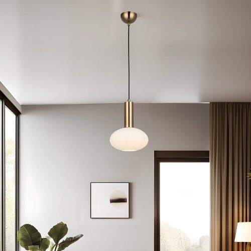Antique Lacquer Chandelier, Metal Body, Adjustable Height 35-127 cm, Ø19 Glass Cap, E27 Socket (Max 40W) | Elegant Lighting for Home & Office Spaces