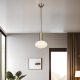 Antique Lacquer Chandelier, Metal Body, Adjustable Height 35-127 cm, Ø19 Glass Cap, E27 Socket (Max 40W) | Elegant Lighting for Home & Office Spaces