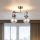 Antiquation Metal Chandelier, Ø14 cm Glass Cap, 35 cm Height | 2 x E27 Socket, Max 40W | Elegant Lighting for Home & Office, Stylish Design