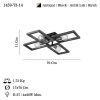 Elegant Metal Chandelier with Wooden Cap, Antiquation & Black Finish, 12 cm Height, 4 x E27 Sockets (Max 40W) | Stylish Lighting for Modern Spaces
