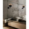 Modern Wall Lamp, Black Metal Body with Glass Cap, 15 x 20 x 26 cm | E27 Socket, Max 40W, Electrostatic Oven Dried Paint | Glam & Industrial Design