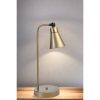 Elegant Gold Table Lamp, Metal Body, 45 cm Height, E14 Socket Max 40W, On-Cable Switch, 18 cm Leg Diameter | Stylish Lighting for Home & Office