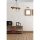 Industrial Rustic Chandelier, Wooden Body with Glass Cap, 70 cm Height, 18 cm Diameter, Adjustable, Yellow Finish | E27 Socket, Max 40W, 220-240V