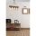 Industrial Rustic Chandelier, Wooden Body with Glass Cap, 85 cm Length, 70 cm Height, Adjustable, Yellow Finish, E27 Socket, Max 40W, Perfect for Country & Southwestern Decor