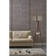 Elegant Scandinavian Floor Lamp, 153 cm Tall, 100% Fir Tree Frame, 24 cm Fabric Cap, E27 Socket, Abstract Flower Design | Perfect for Modern Living Spaces