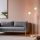 Opviq, 534LUN4527, Elegant Floor Lamp with Metal Body & Glass Cap, 165 cm Height, Gold & White Finish | E27 Socket, Max 40W | Stylish Lighting for Modern Spaces