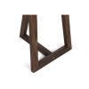 Scandinavian Floor Lamp, Wooden Body, Walnut & Grey, 150 cm Height, 45 cm Cap Diameter, E27 Socket, On/Off Switch, Stylish & Functional Lighting Solution