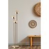 Elegant Amber Floor Lamp, Metal Body, 150 cm Height, 30 cm Glass Cap, E27 Socket, Max 40W, On-Cable Switch, IP20 | Perfect for Modern Decor