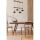 Industrial Rustic Chandelier, Wooden Body & Metal Cap, 15 cm Diameter, 80 cm Height, Adjustable, E27 Socket, Brown & Black | Perfect for Country Homes