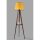 Opviq, 534LUN3258, Stylish Floor Lamp with Wooden Body & Shelves, Mustard & Brown, 165 cm Height | E27 Socket, On/Off Switch, Perfect for Modern Living Spaces