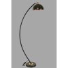 Modern Black Floor Lamp, Adjustable Height 170 cm, Metal Body with Electrostatic Oven Dried Paint, E27 Socket, Scandinavian Design for Home & Office