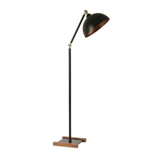 Modern Black Floor Lamp, 165 cm Height, Metal Body with Electrostatic Paint, E27 Socket Max 40W, Stylish Industrial & Scandinavian Design for Home