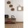 Rustic Wooden Chandelier, 30 cm Diameter, 70 cm Height | Adjustable Height, E27 Socket, Max 40W | Elegant Brown Design for Southwestern & Country Decor