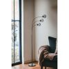 Stylish Floor Lamp with Metal Body & Glass Cap, 170 cm Height, 30 cm Leg Diameter | E27 Socket, Max 40W, Black & Fume Colors | Perfect for Modern Decor