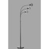 Stylish Floor Lamp with Metal Body & Glass Cap, 170 cm Height, 30 cm Leg Diameter | E27 Socket, Max 40W, Black & Fume Colors | Perfect for Modern Decor