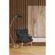 Modern Floor Lamp with Adjustable Height, Gold & Black Metal Body, 170 cm Tall, E27 Socket, 40W Max | Stylish Scandinavian Design for Home & Office