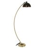 Modern Floor Lamp with Adjustable Height, Gold & Black Metal Body, 170 cm Tall, E27 Socket, 40W Max | Stylish Scandinavian Design for Home & Office