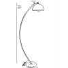 Modern Floor Lamp with Adjustable Height, Gold & Black Metal Body, 170 cm Tall, E27 Socket, 40W Max | Stylish Scandinavian Design for Home & Office