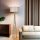 Opviq, 534LUN4545, Elegant Floor Lamp with Metal Body, Grey & Gold, 170 cm Height, 45 cm Cap Diameter, E27 Socket, On-Cable Switch | Stylish Lighting for Modern Spaces