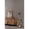 Opviq, 534LUN4127, Modern Floor Lamp with Metal Body & 100% Fir Wood Bookstand, 165 cm Height, Walnut Color, E27 Socket, Perfect for Industrial & Country Decor