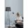 Opviq, 534LUN4299, Modern Black Floor Lamp, 165 cm Height, Metal Body with Chrome Coating, E27 Socket, Elegant Scandinavian Design for Home & Office Lighting