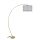 Scandinavian Floor Lamp, Light Grey, Adjustable Height 85-185 cm | Metal Body with Electrostatic Oven Dried Paint | E27 Socket, Max 40W | Modern Design