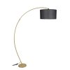Scandinavian Floor Lamp, Adjustable Height 85-185 cm, Black Metal Body, E27 Socket Max 40W, Stylish & Functional Lighting for Modern Spaces
