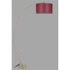 Modern Claret Red Floor Lamp, Adjustable Height 85-185 cm, Metal Body with Electrostatic Oven Dried Paint, E27 Socket, Stylish & Functional Lighting for Home