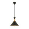Elegant Black Chandelier, Adjustable Height 30-130 cm, Metal Body Ø25 cm, E27 Socket Max 40W, Stylish Lighting for Modern Spaces, IP20 Rated