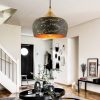 Elegant Marble White Chandelier, Adjustable Height 33-133 cm, Metal Body, Ø30 cm, E27 Socket Max 40W, Stylish Lighting for Modern Spaces