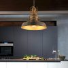Vintage Metal Chandelier, Adjustable Height 38-138 cm, Ø33 cm, E27 Socket, Max 40W, Elegant Design for Home & Dining Spaces, IP20 Rated