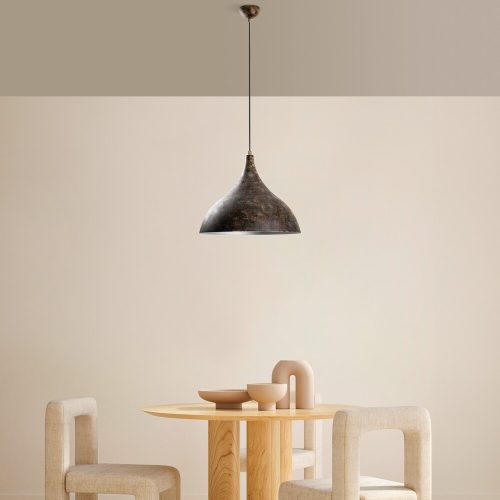 Elegant Adjustable Chandelier, Antiquation Finish, Ø41 cm, Height 42-133 cm | Metal Body, E27 Socket, 90 cm Cable | Perfect for Modern Living Spaces