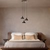 Elegant Antiquation Chandelier, Metal Body, 45 cm Diameter, Adjustable Height 75-108 cm, 3 x E27 Socket, Perfect for Modern Spaces, Bulb Not Included