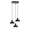 Elegant Antiquation Chandelier, Metal Body, 45 cm Diameter, Adjustable Height 75-108 cm, 3 x E27 Socket, Perfect for Modern Spaces, Bulb Not Included